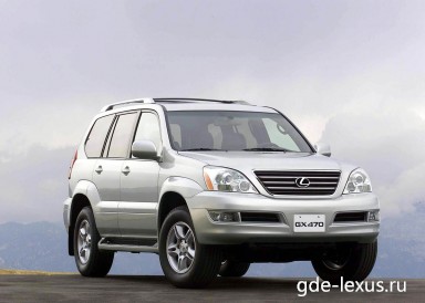 : Lexus GX470 спереди, сбоку