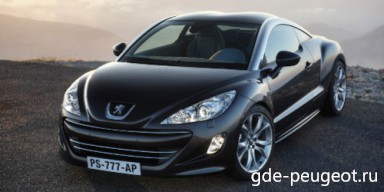 : Пежо RCZ спереди