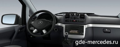 : Mercedes Viano руль, приборная панель
