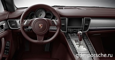 : Порше Панамера Дизель руль, передняя панель