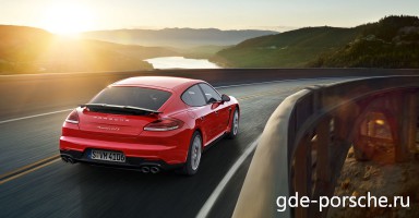 : Порше Панамера GTS new сзади