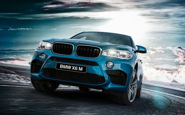 BMW X6 M: спереди